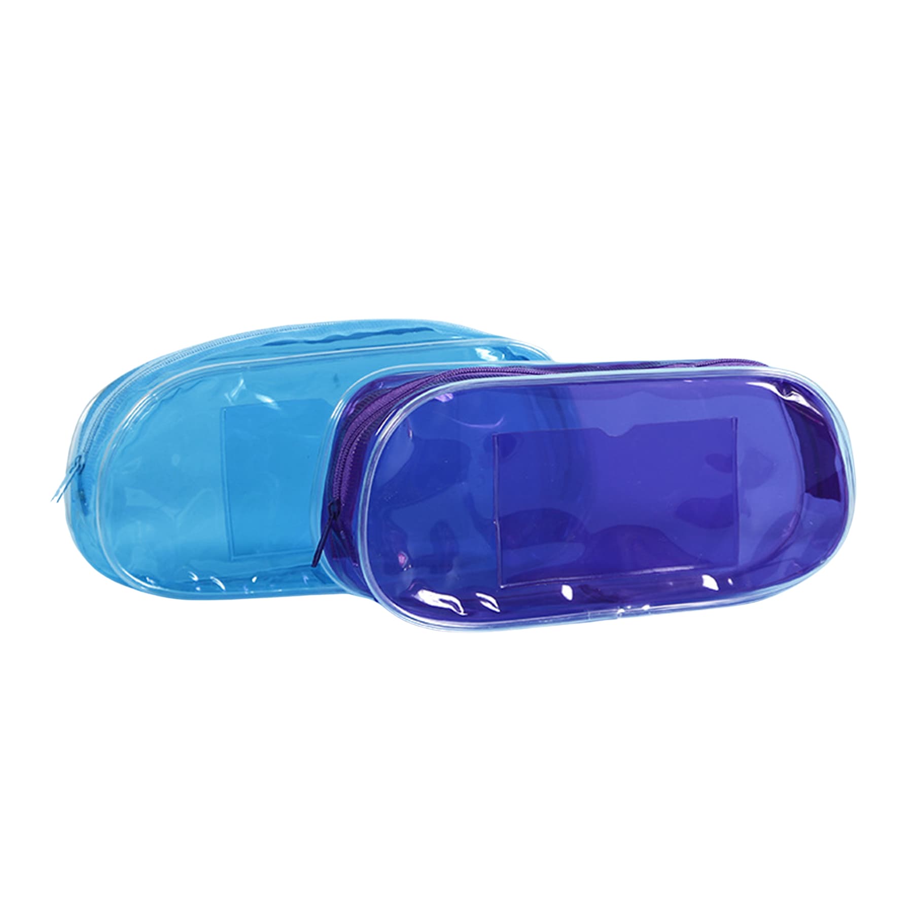 Transparent Plastic Pen Bag with Custom Imprint