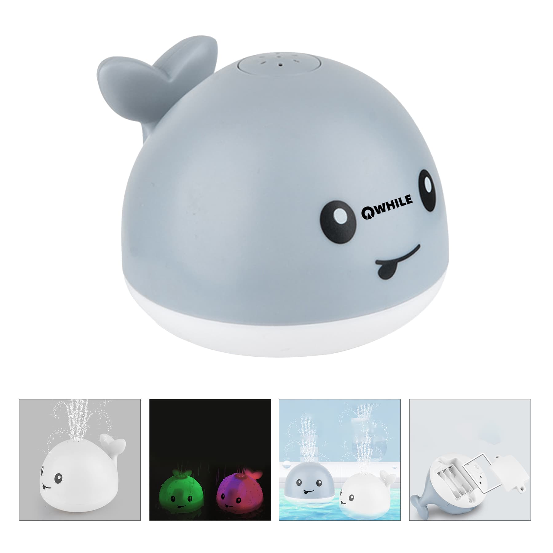 Light Up Whale Bath Toys