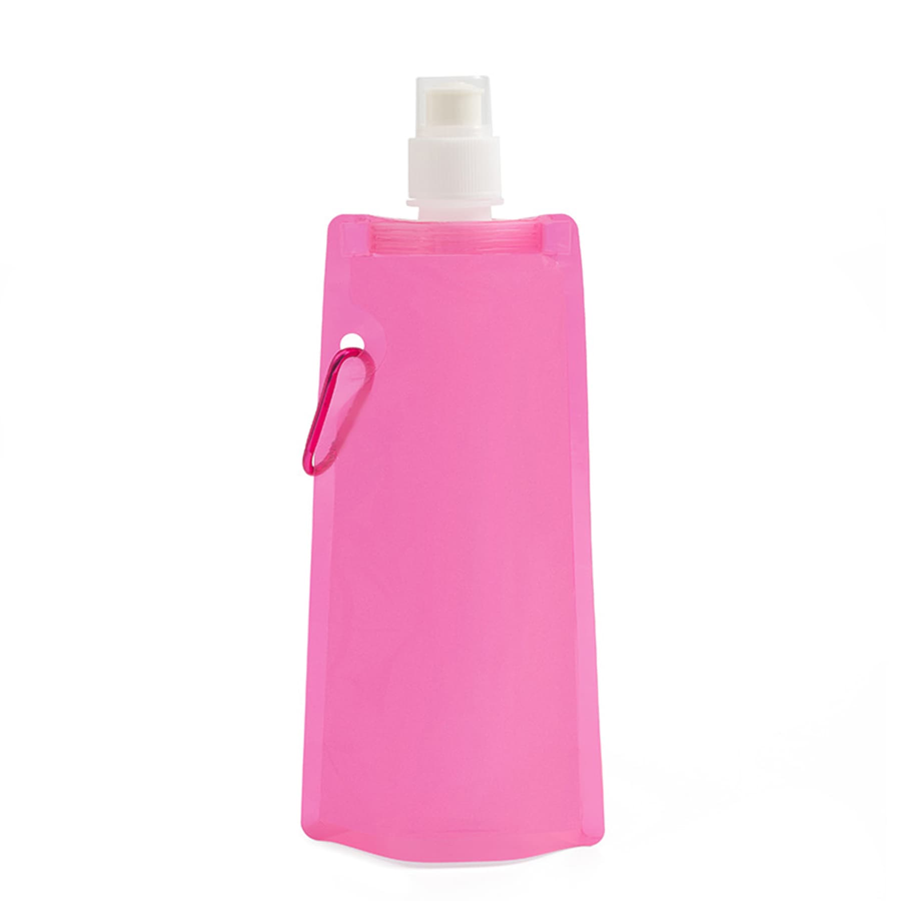 16oz PE Collapsible Water Bag Clip For Sports