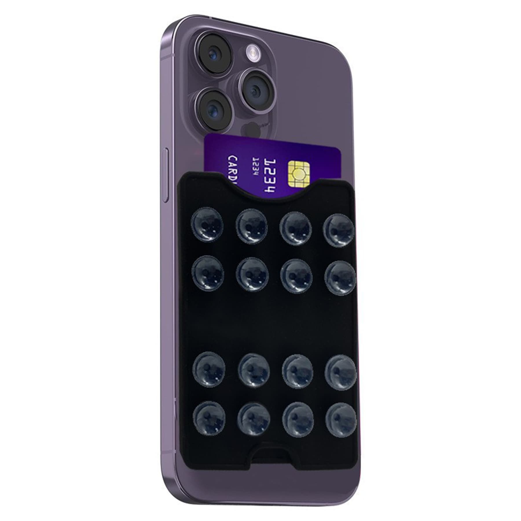 Cell Phone Wallet with Suction Cup