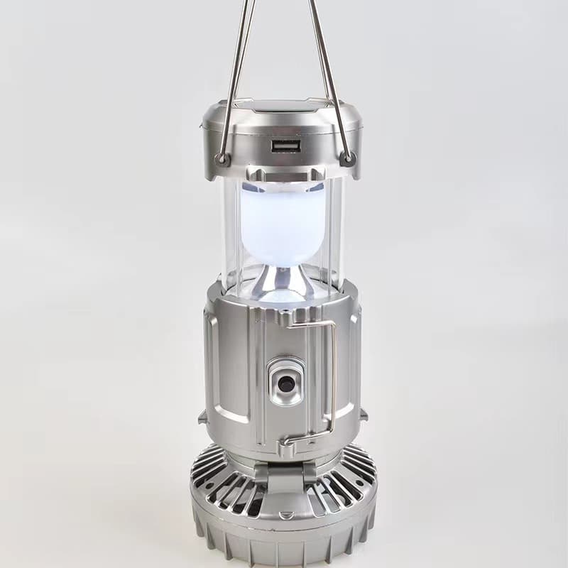 Solar Camping Lamps With Electric Fan