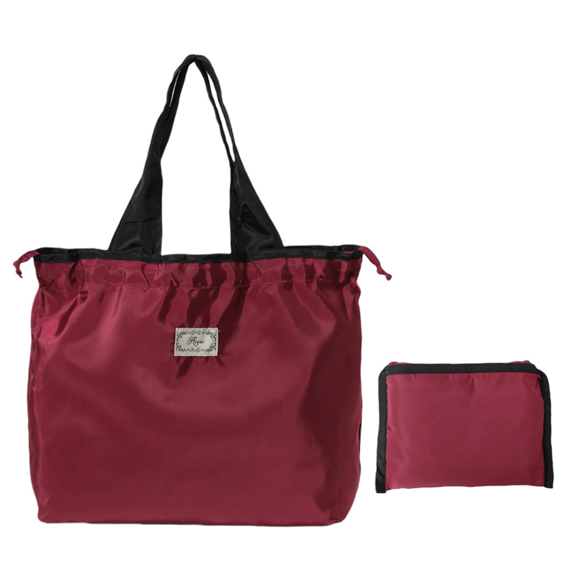 Foldable drawstring travel bags