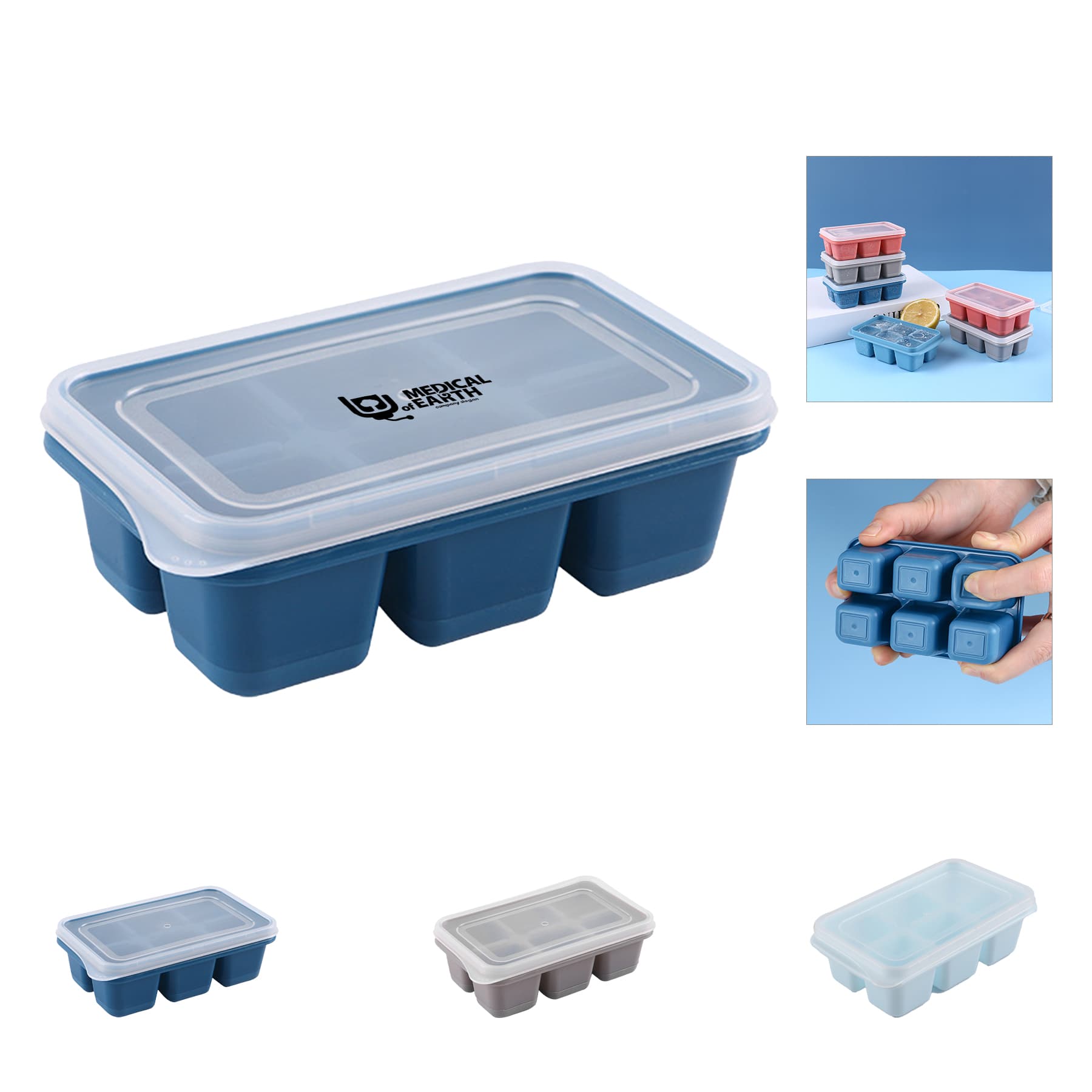 Square Silicone Ice Tray