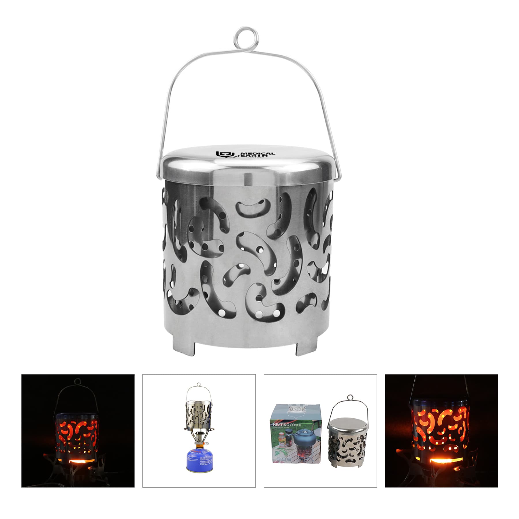 Mini Heating Cover Portable Stainless Steel Stove