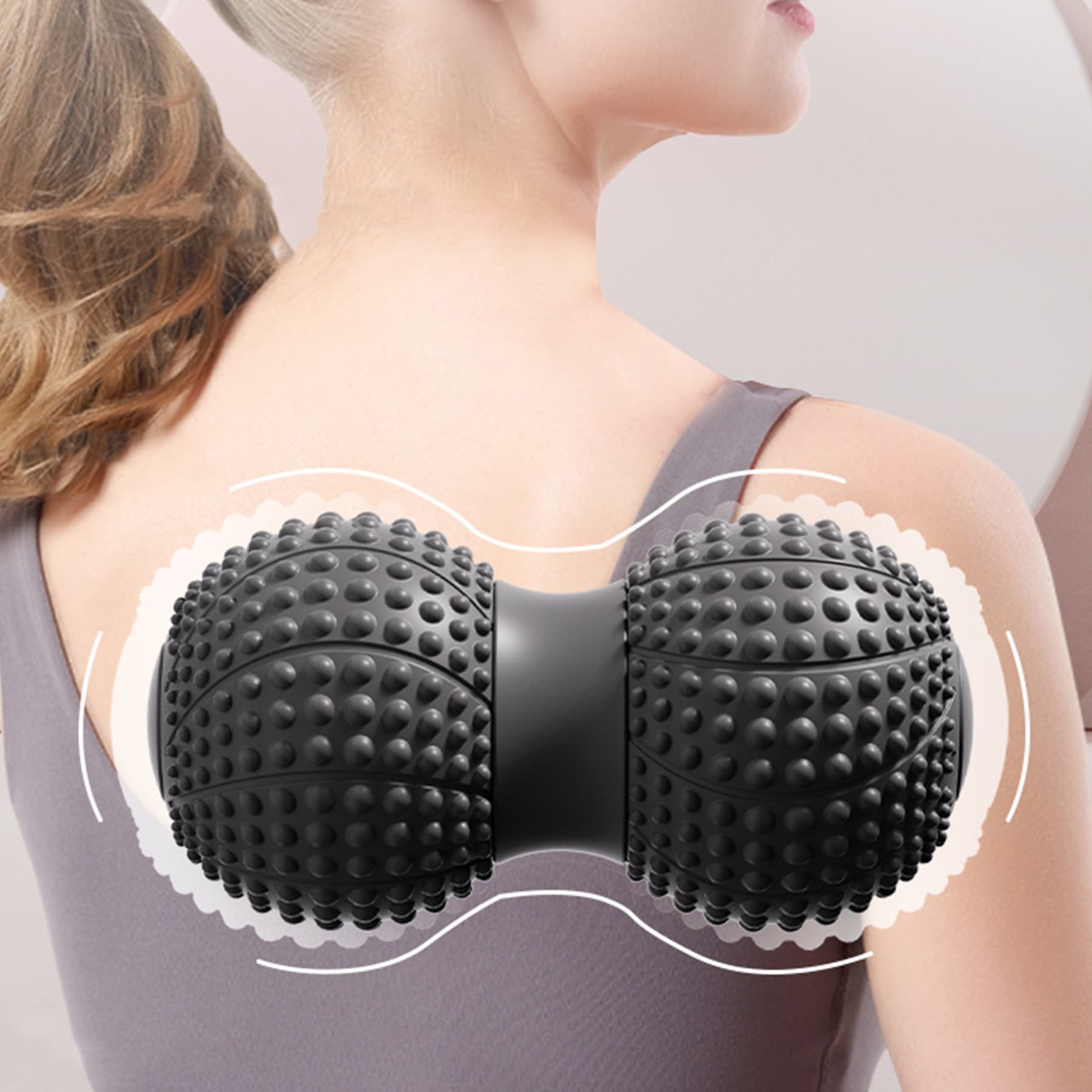 Fascia Peanut Ball Foot Massage Spine Muscle Relax Double Ball Hip Back Leg Acupoint Stimulate Yoga Ball