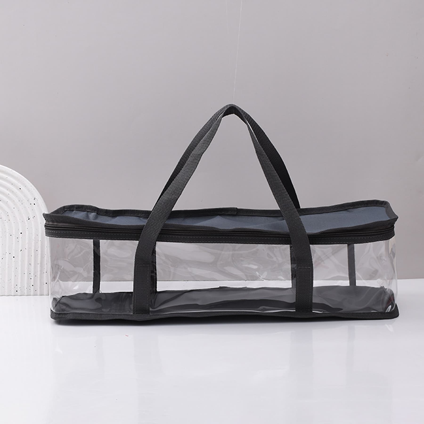 Clear PVC Plastic CD Storage Bags with Zipper