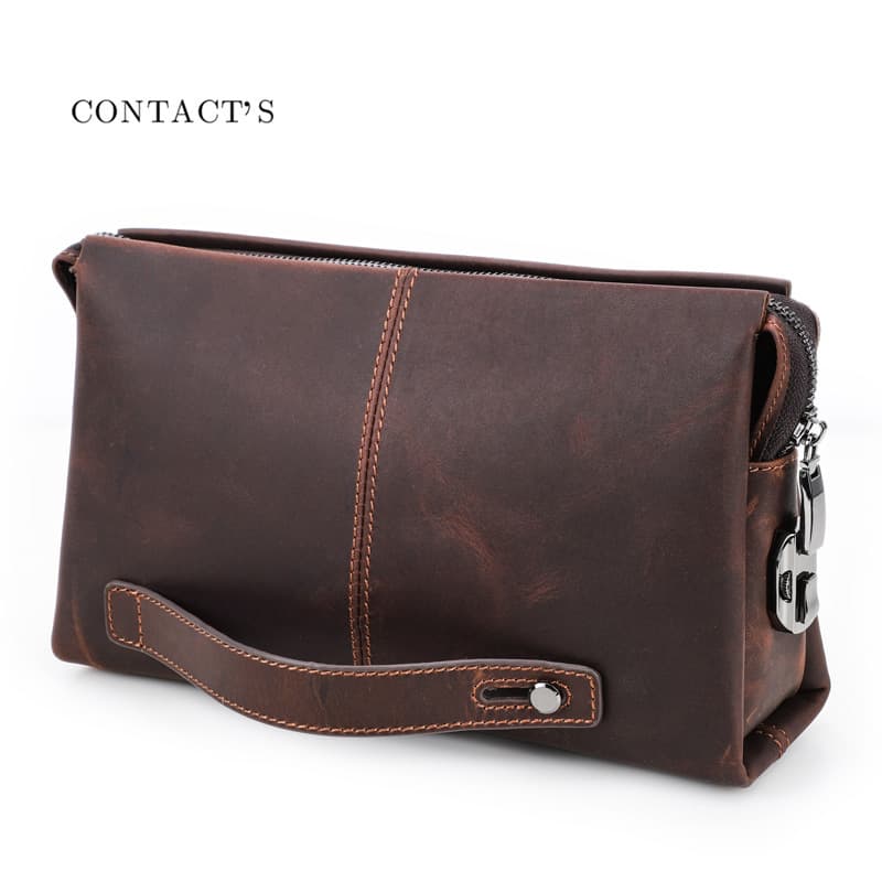Genuine Leather 8-inch computer Waterproof Messenger Bags