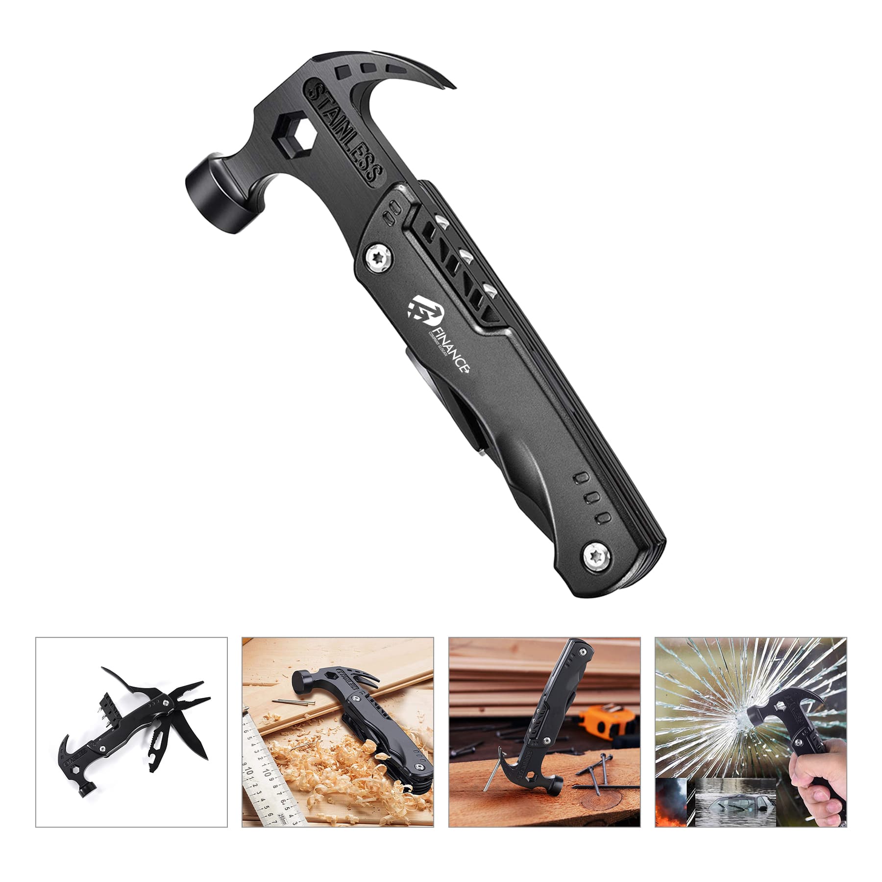 All in One Multitool Portable Folding Survival Hammer