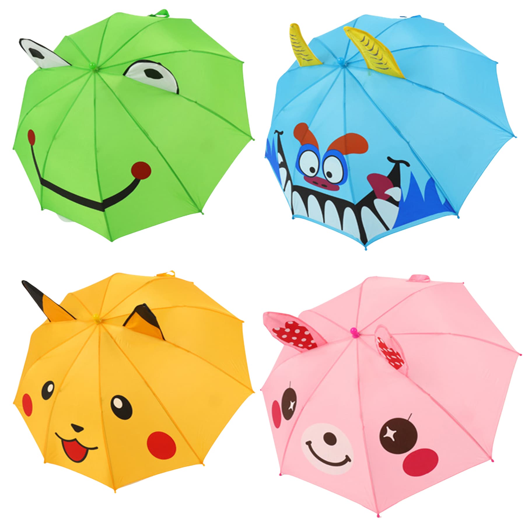 Cute Tiny Girl Doll Toy Decoration Accessory Umbrella