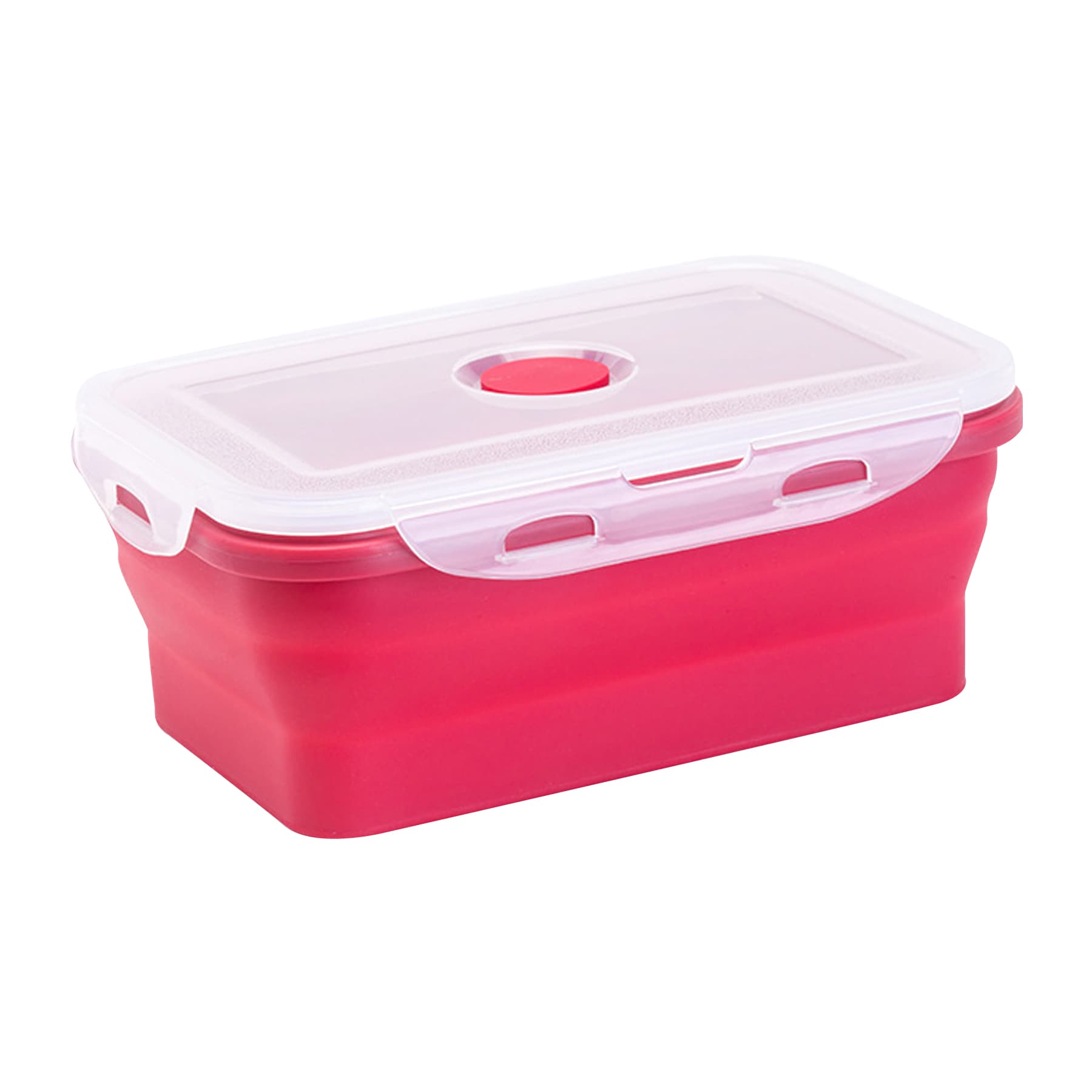 4-Piece Collapsible Silicone Lunch Box With Lid