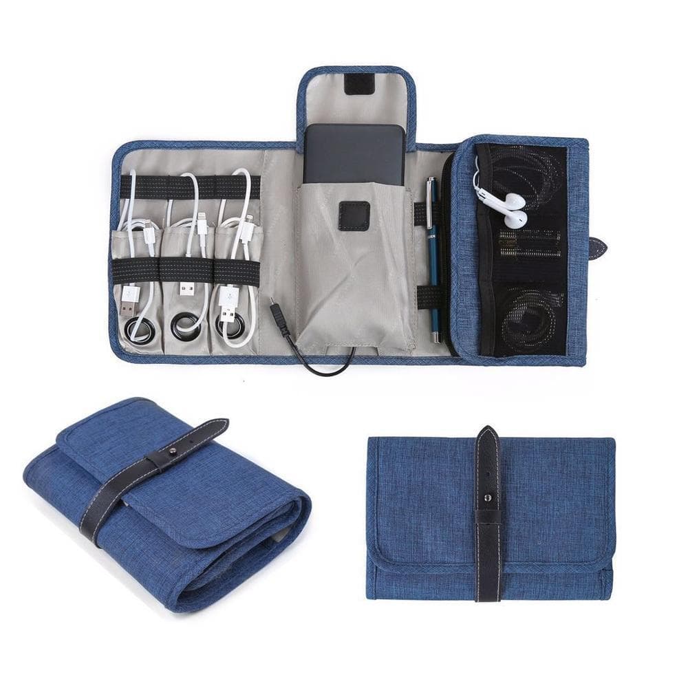 Custom Portable Compact Travel Electronics Organizer Bag