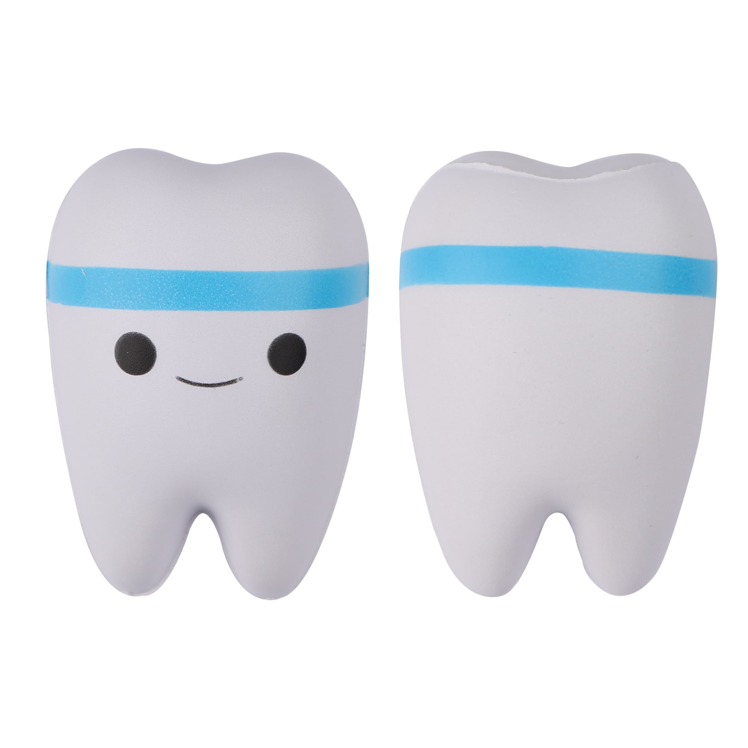 Custom PU Jumbo Tooth Stress Ball Anxiety Relieve Toy