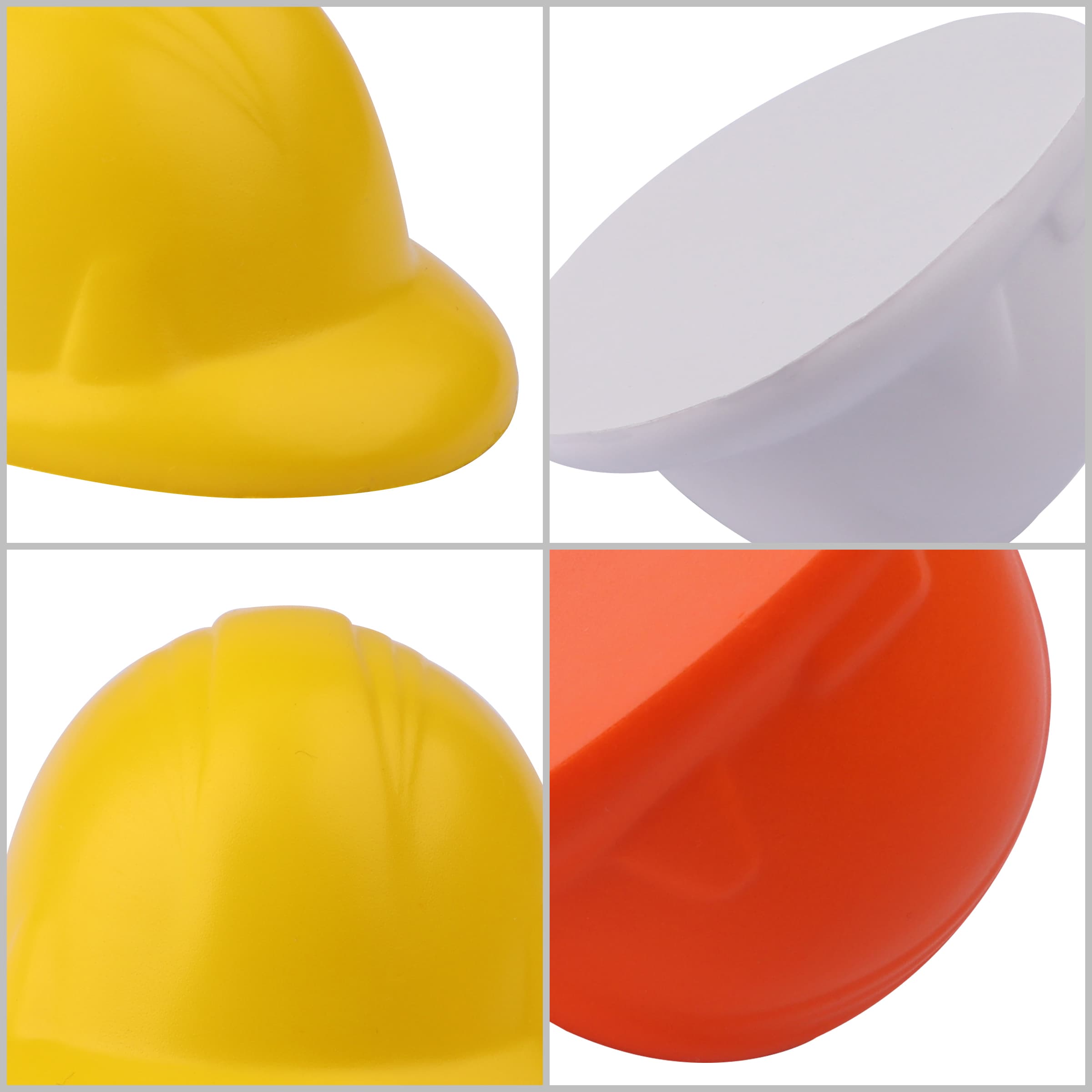 3.35" Custom PU Stress Ball Helmet Shape Stress Relief Toys