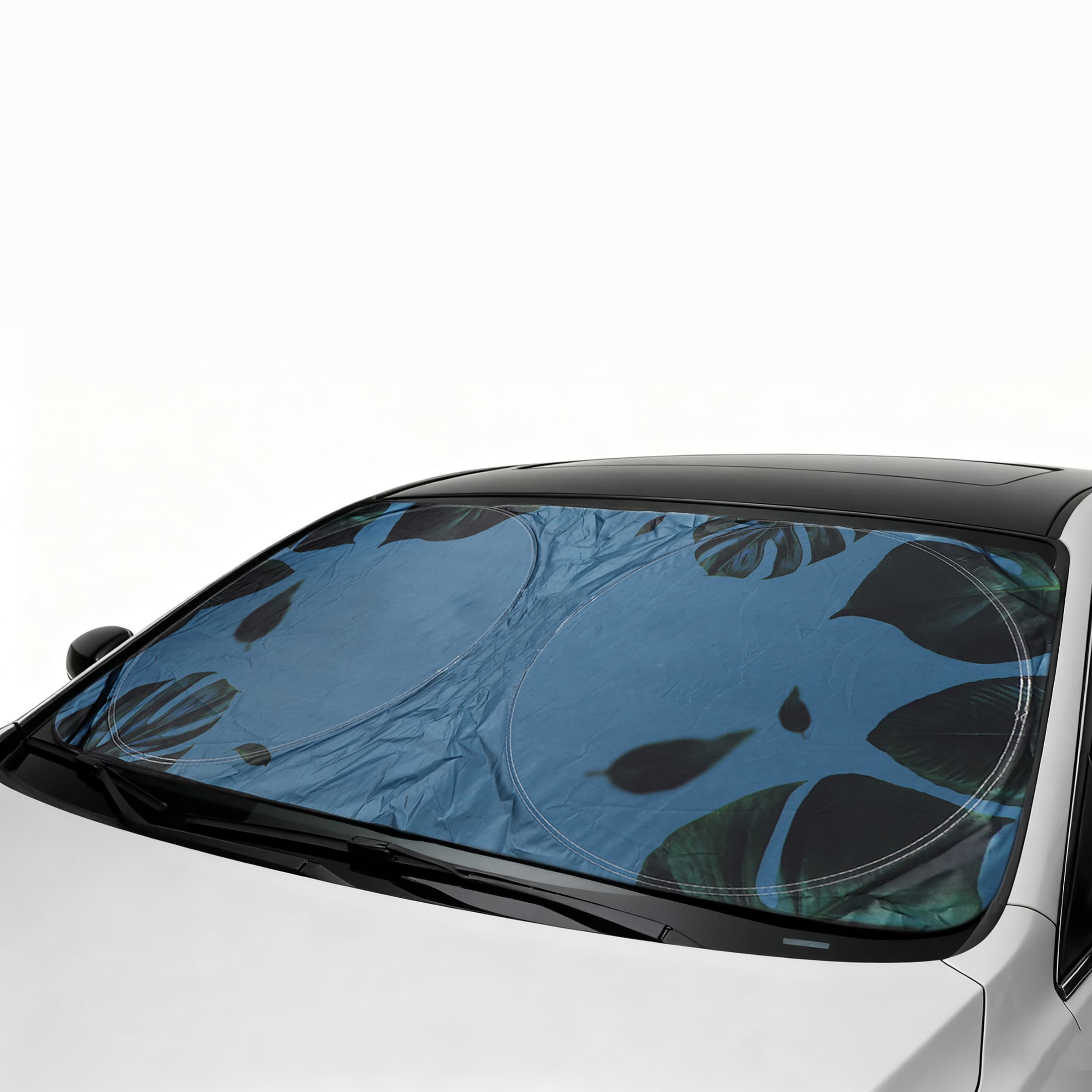 59" x 27.5"Full Color Polyester Car Windshield Sun Shade