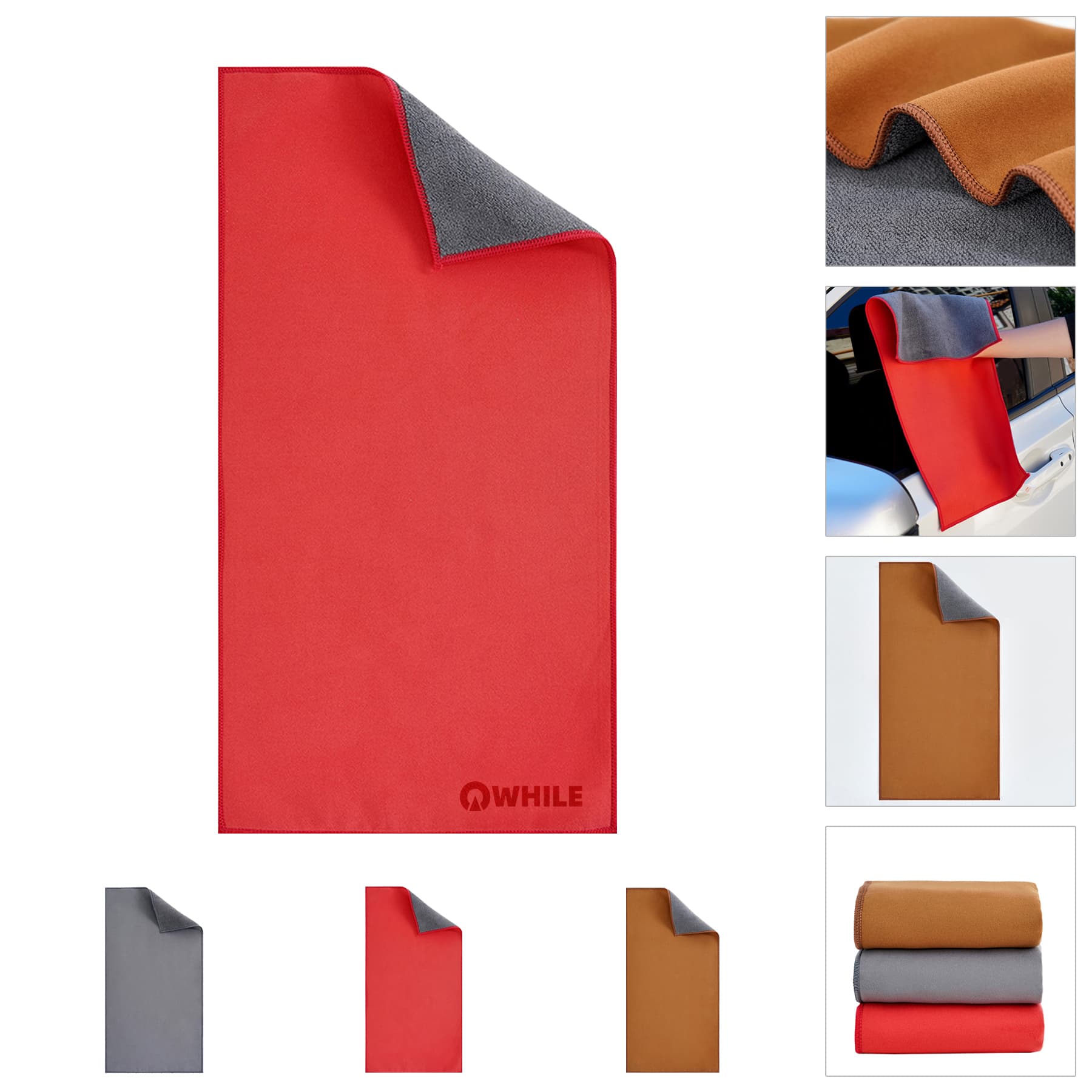 Double Sided Chamois Cleaning Car Cloth