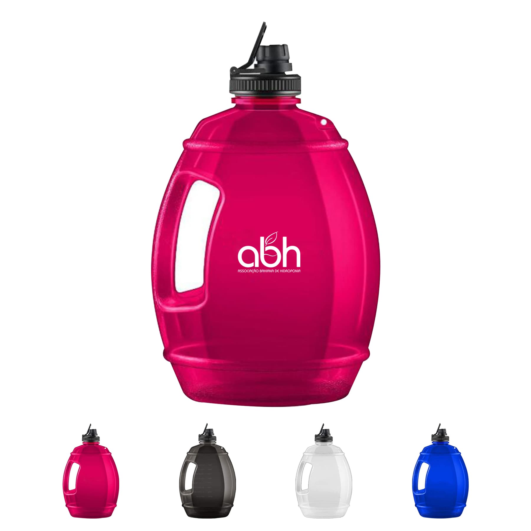 1 Gallon Water Jug - with Straw & Time Marker