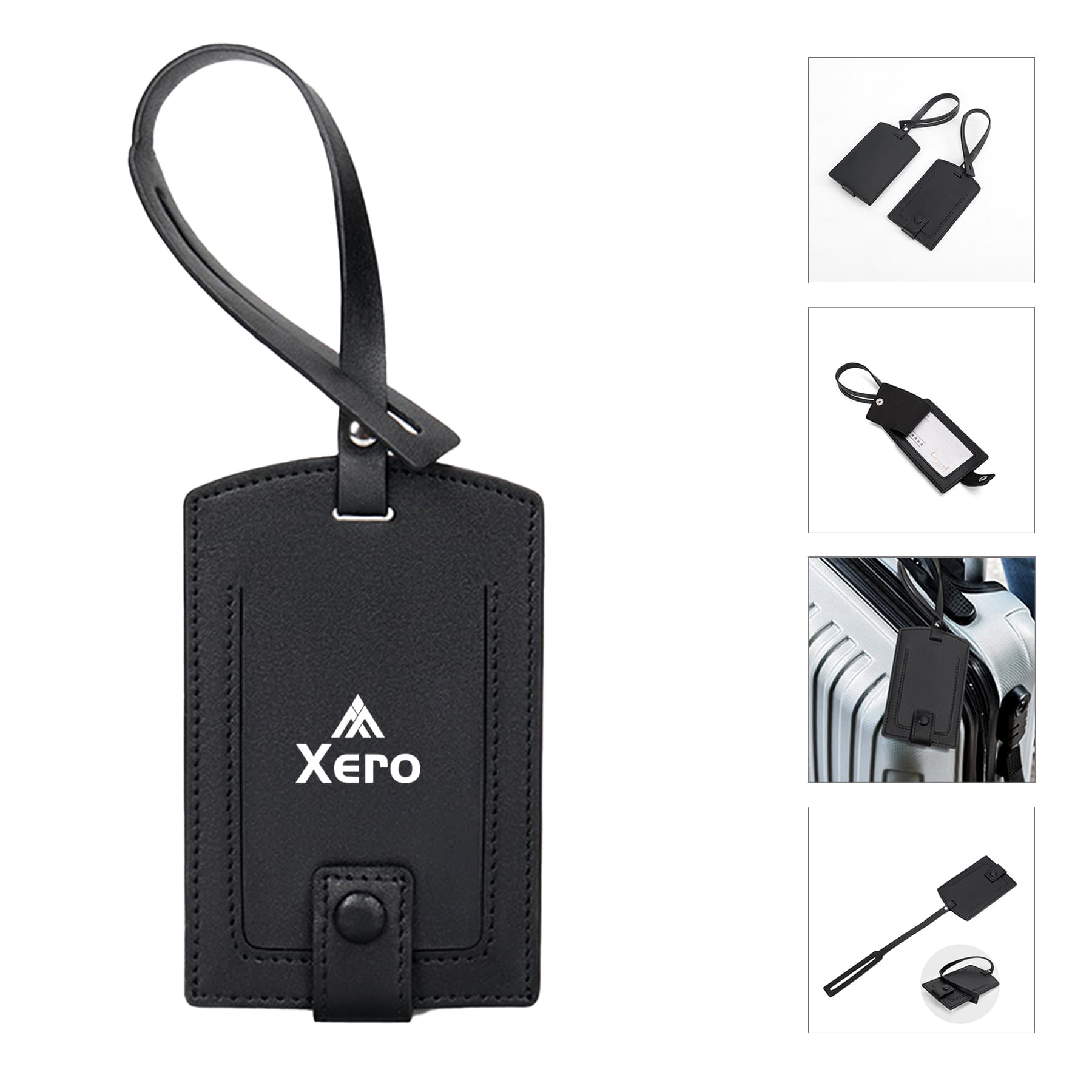 Genuine Leather Luggage Spotter Tag