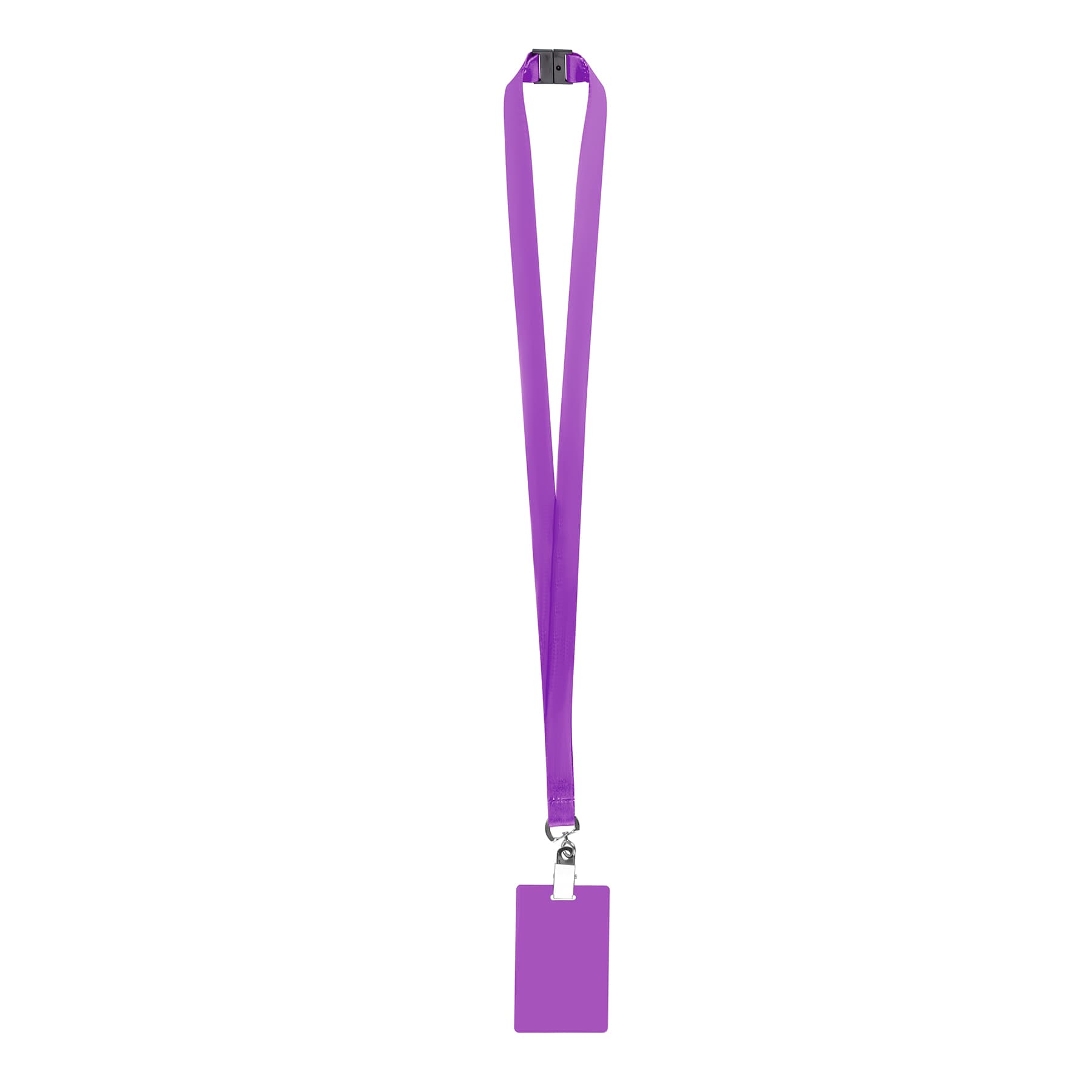 3/4" Polyester Breakaway Lanyard ID Holder Combo w/ PVC Card