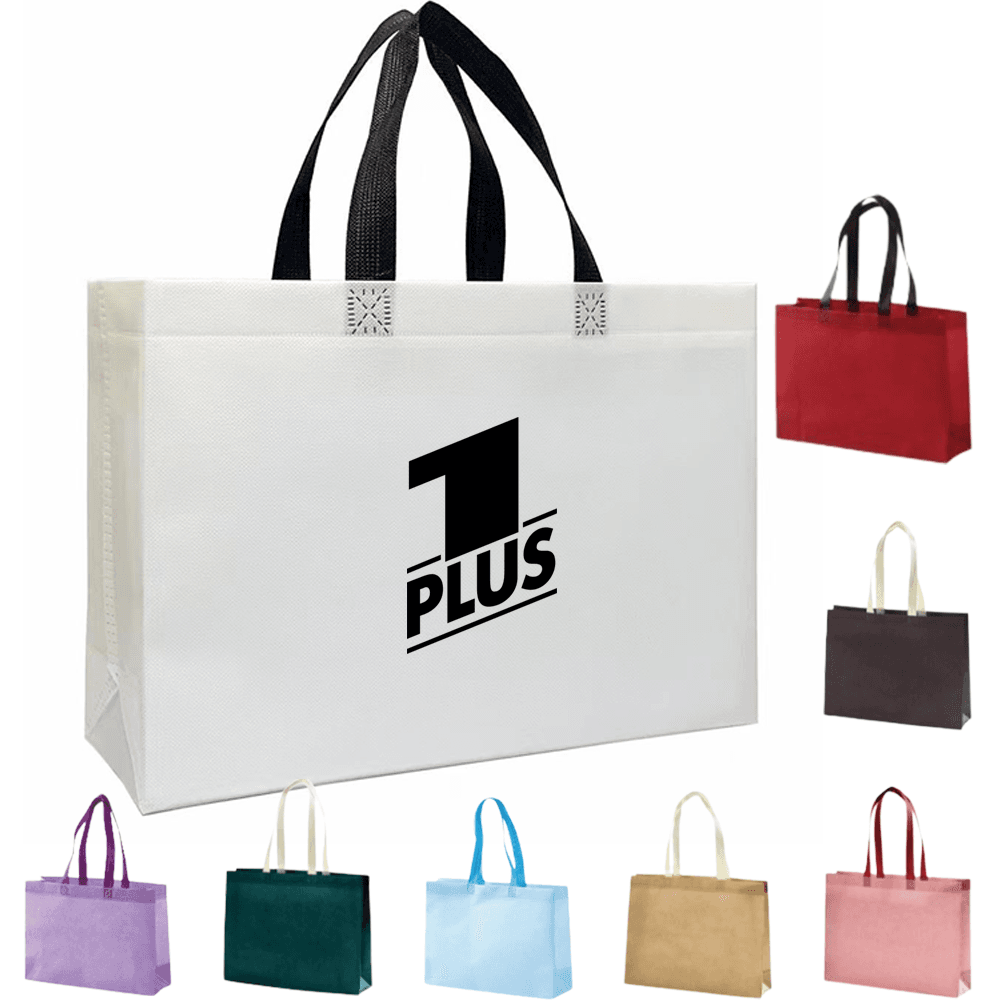 Non-woven Reusable Grocery Tote Bag W/ Handles For Shopping