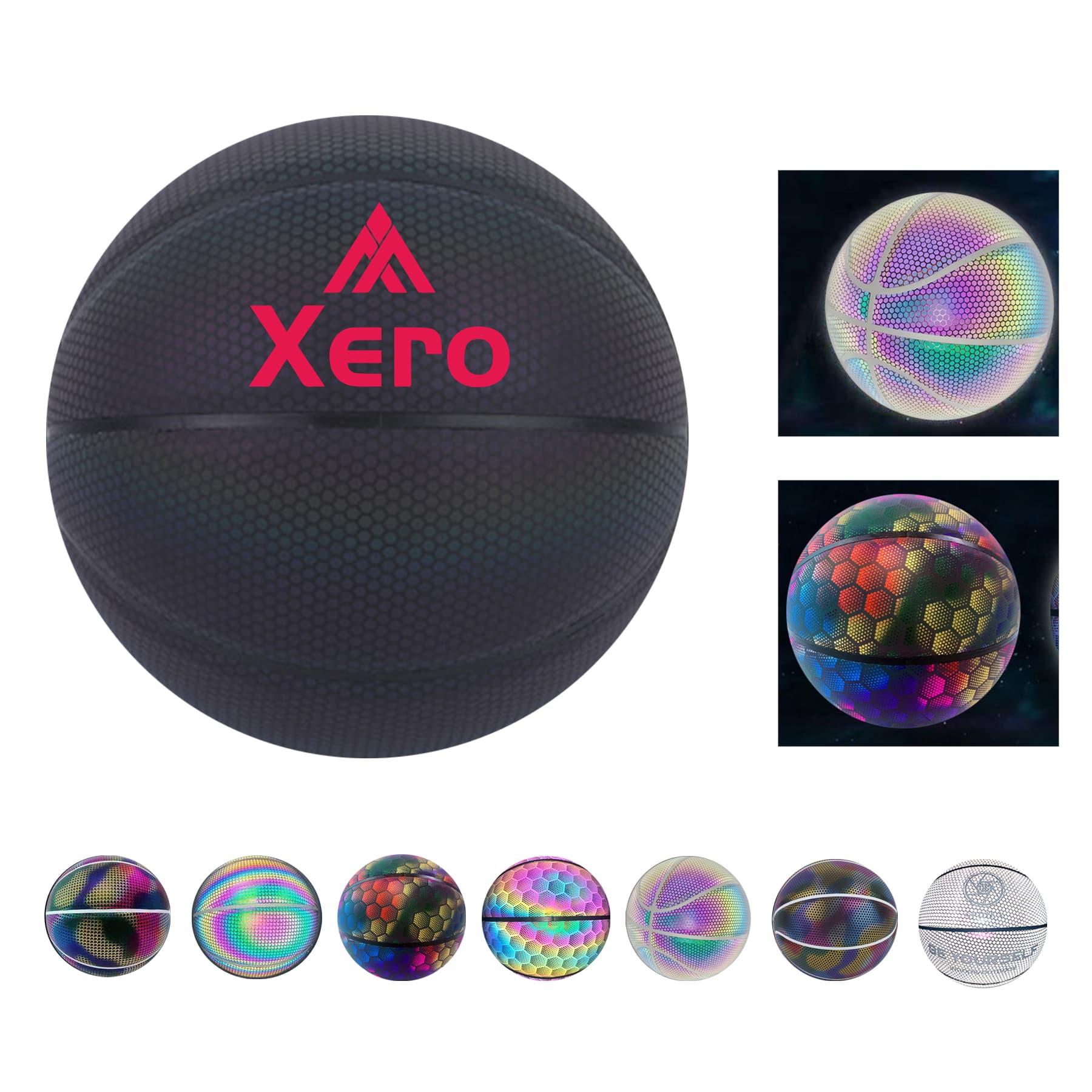 Glowing Leather Basketball