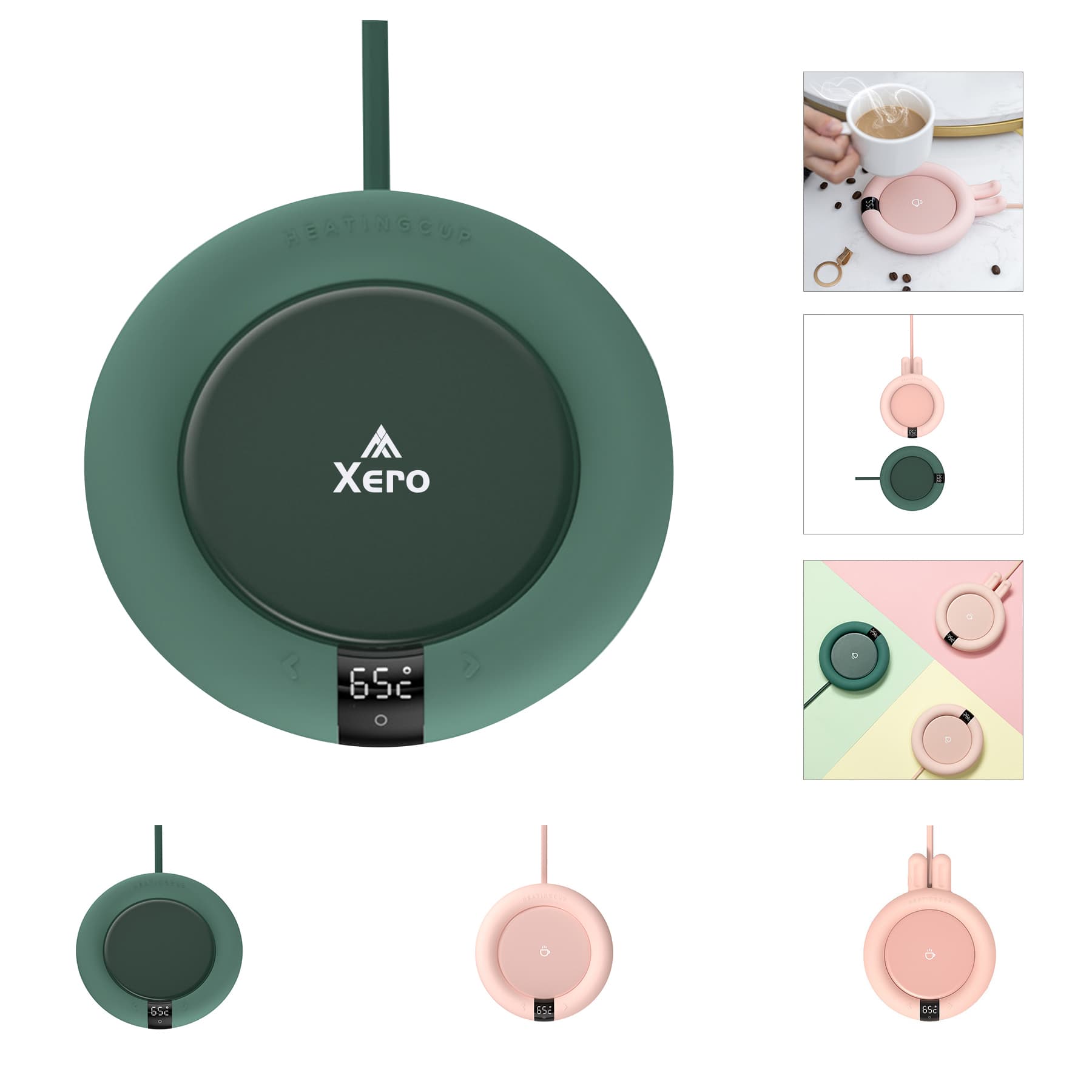 Thermostatic Touch Heating Coaster