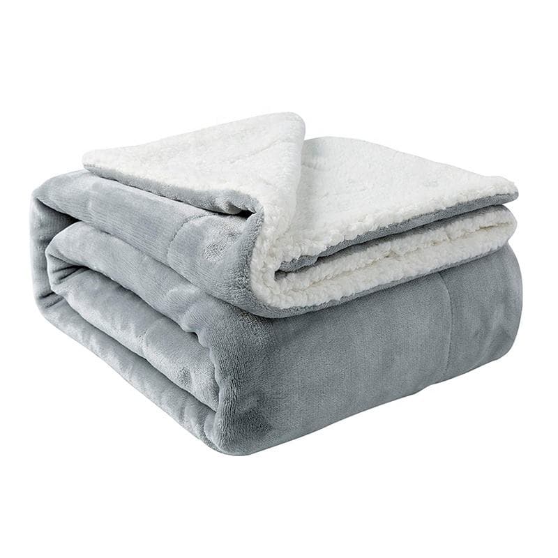 Thick Sherpa Throw Blanket