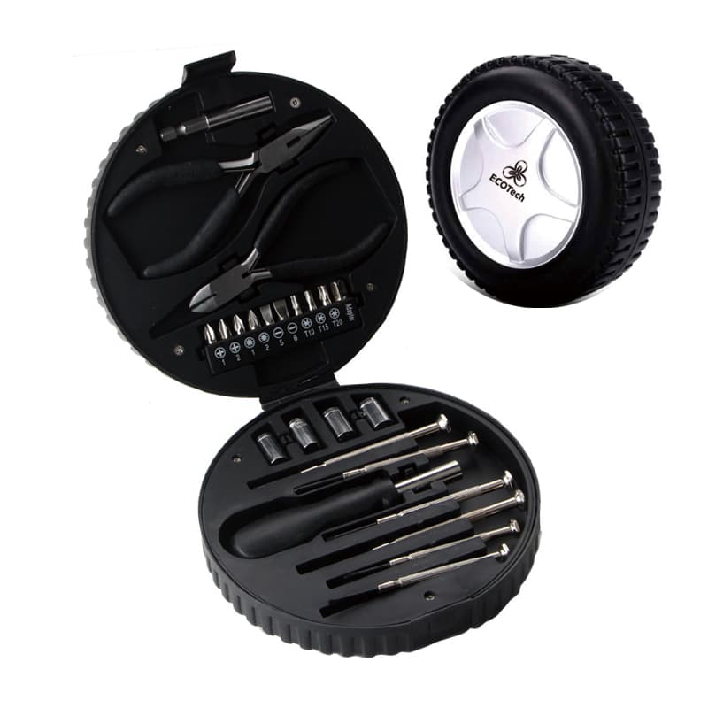 24-Piece Tire Shape Automotive Tools Set