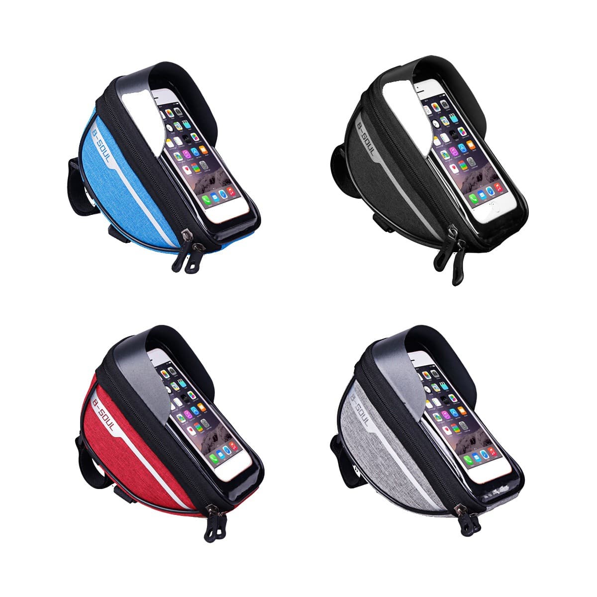 Bike Phone Front Frame Head Tube Bag