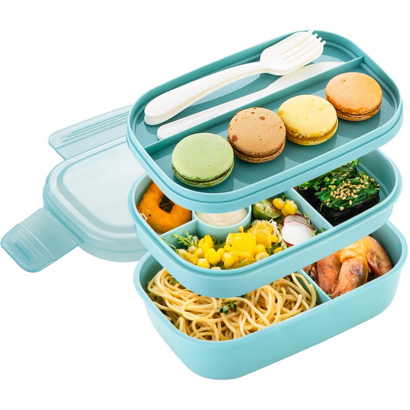 Triple Lunch Box