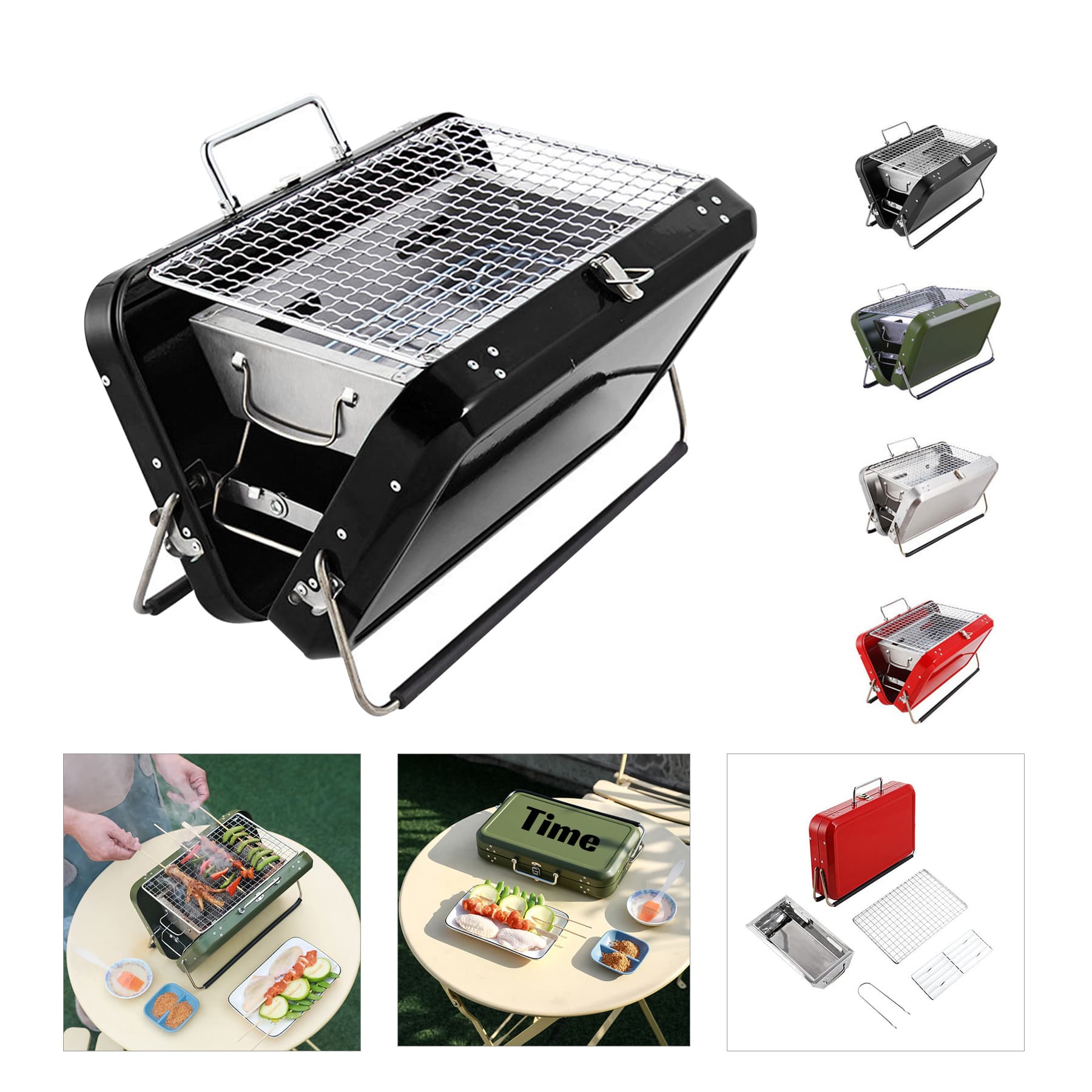 Portable Folding Barbecue Grill