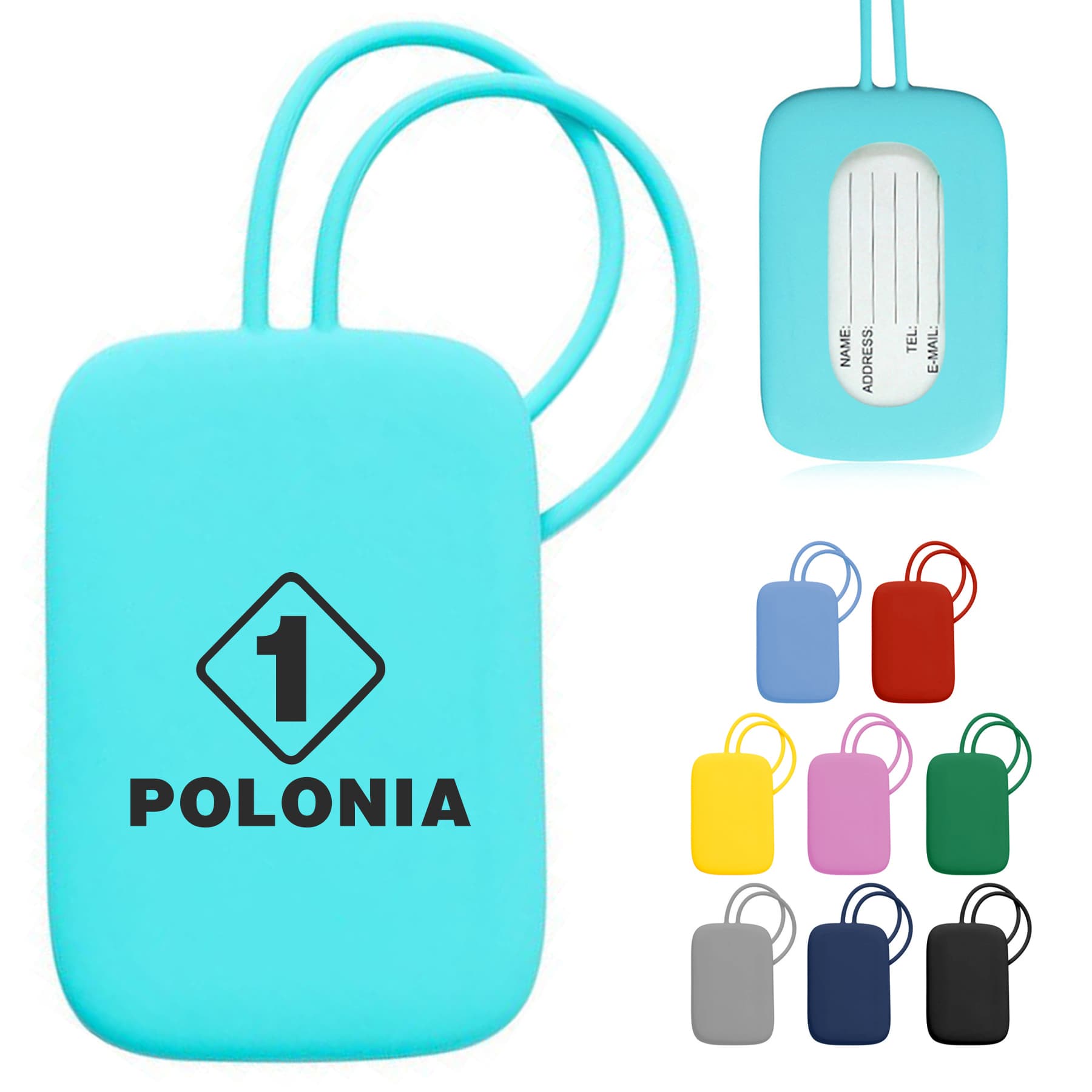 Colorful Silicone Luggage Tag