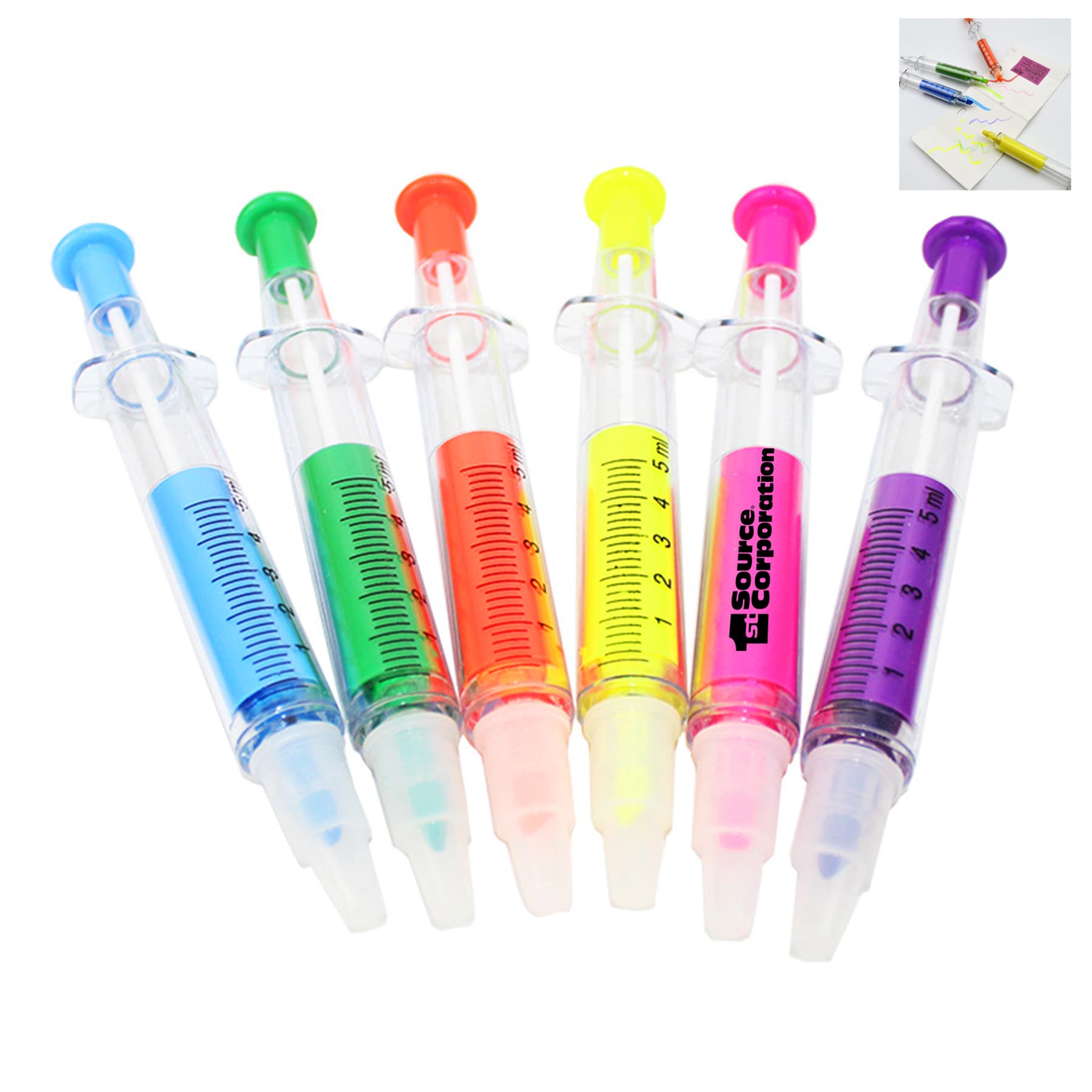 Syringe Highlighter Pen