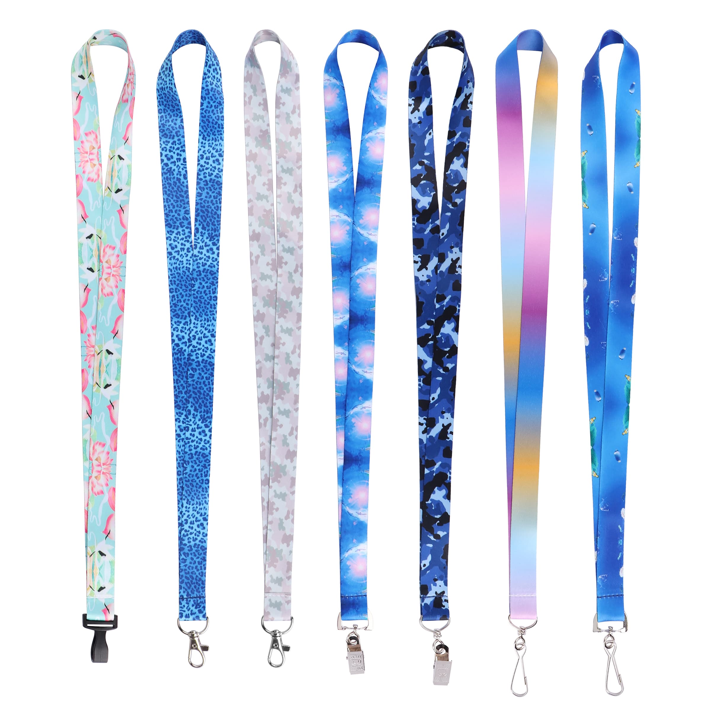 3/4" Polyester Lanyards For ID Badges W/ Attachment Hook