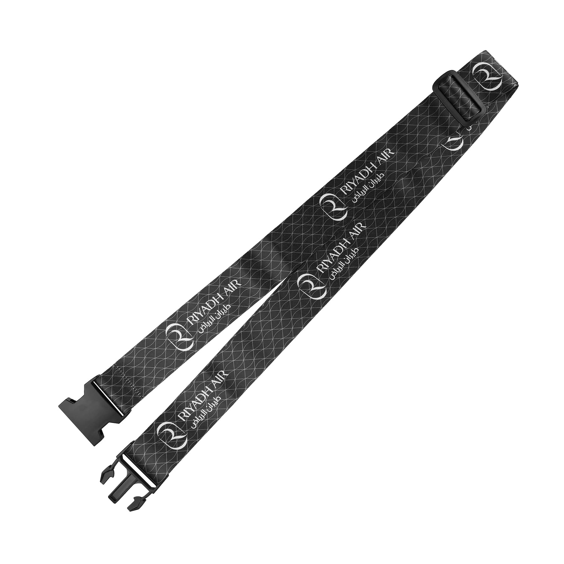 2"Polyester Adjustable Luggage Strap W/ Quick-Release Buckle