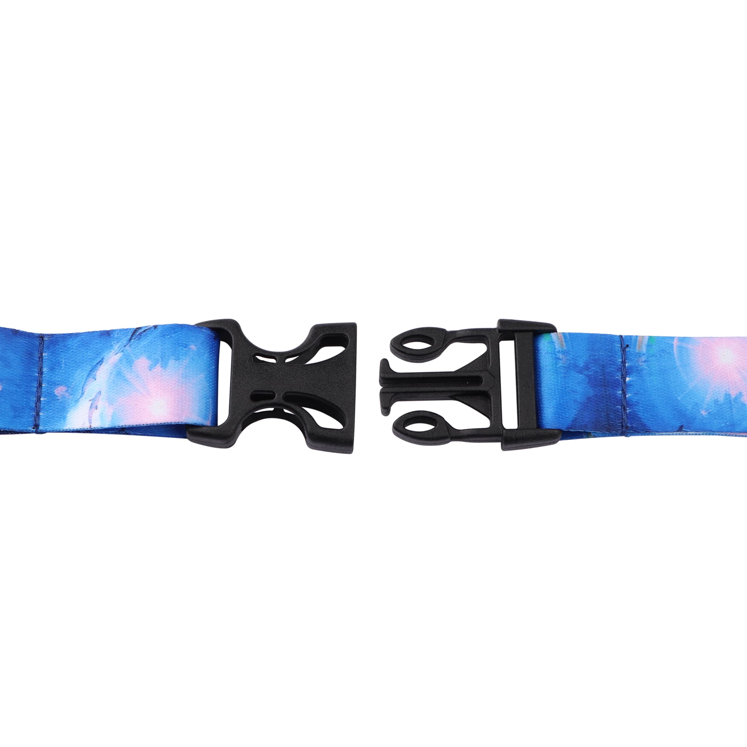 3/4" Full Color Custom Detachable Lanyard W/ Metal J Hook