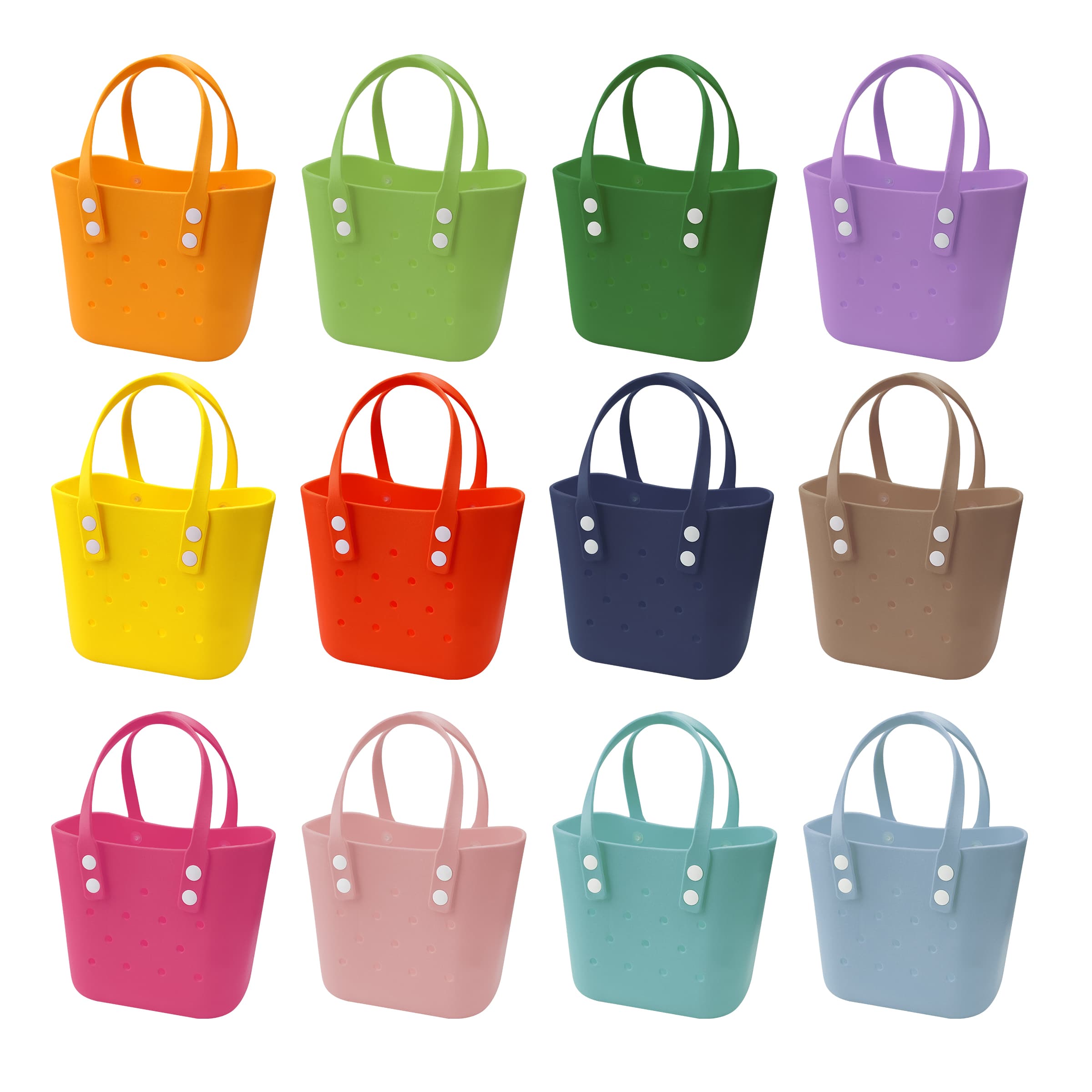 Medium EVA Hole Beach Tote Bag Grocery Storage