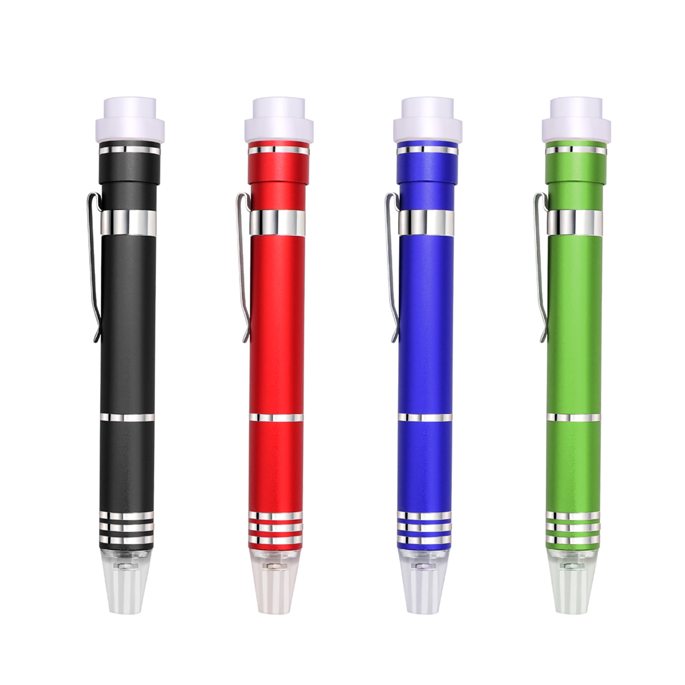 Aluminum Multi-Tool Set Pocket Screwdriver W/ Flashlight