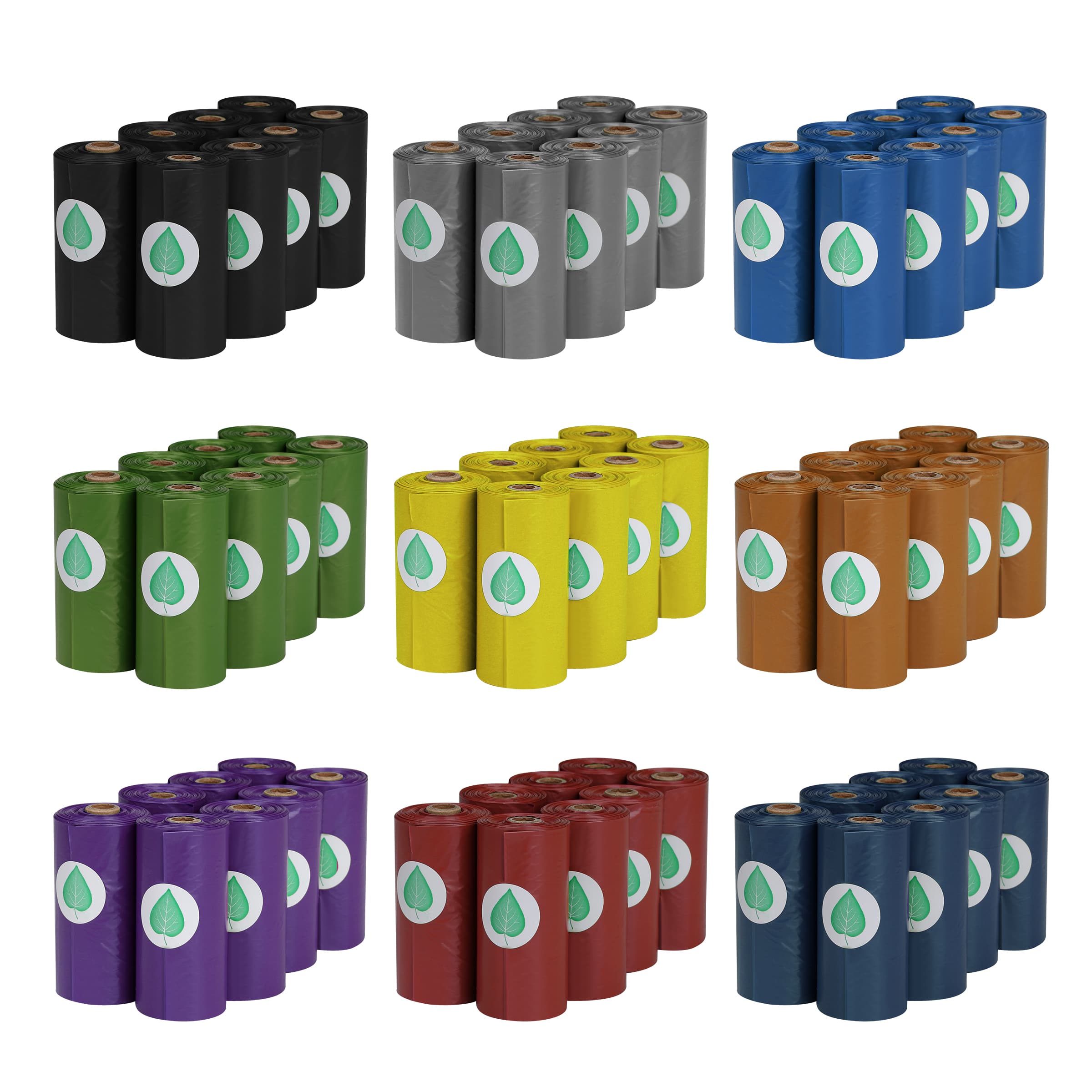 13"x9" Dog Poop Bags Rolls Thick Waste Bag