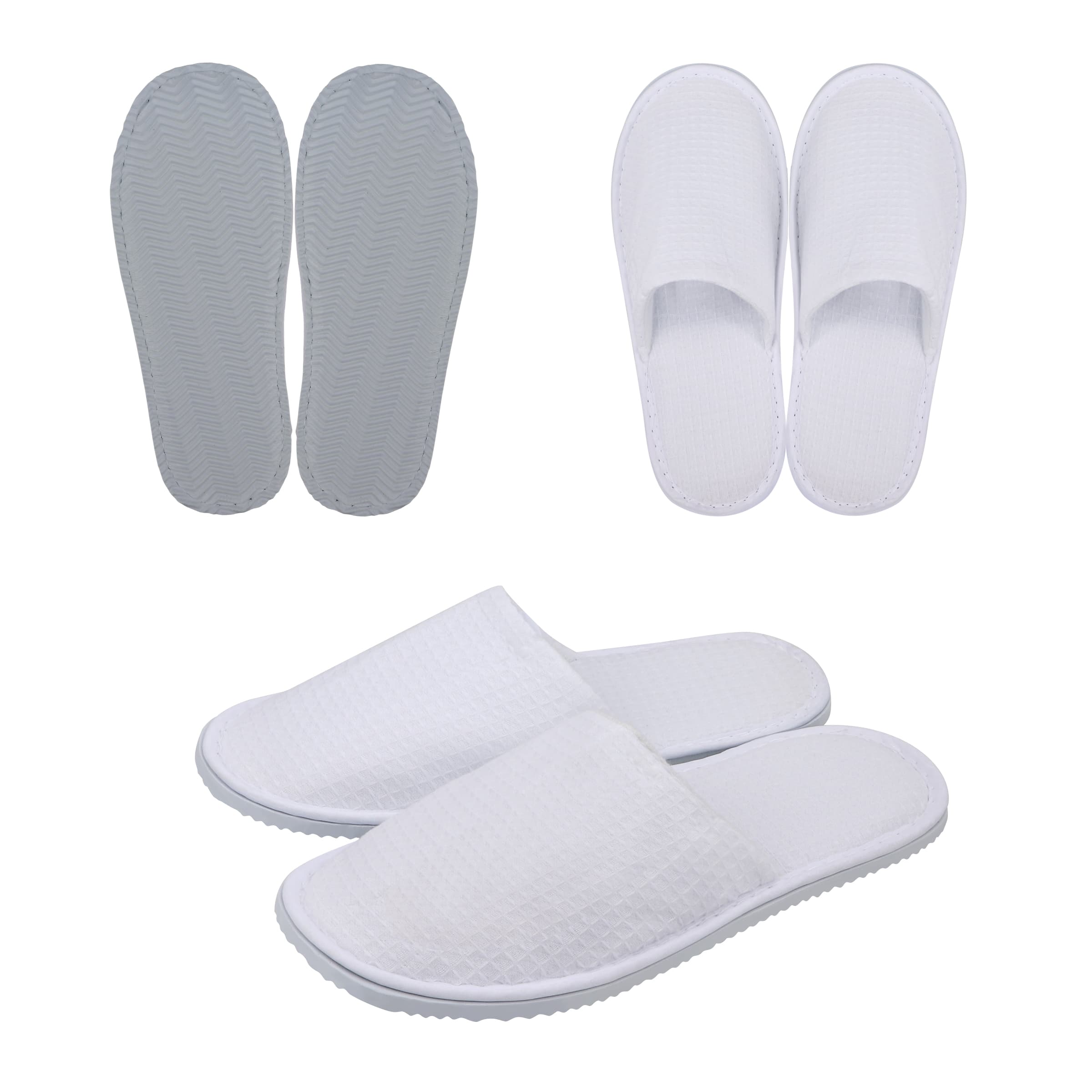 Disposable Non-Slip Waffle Hotel Slipper Spa Slippers