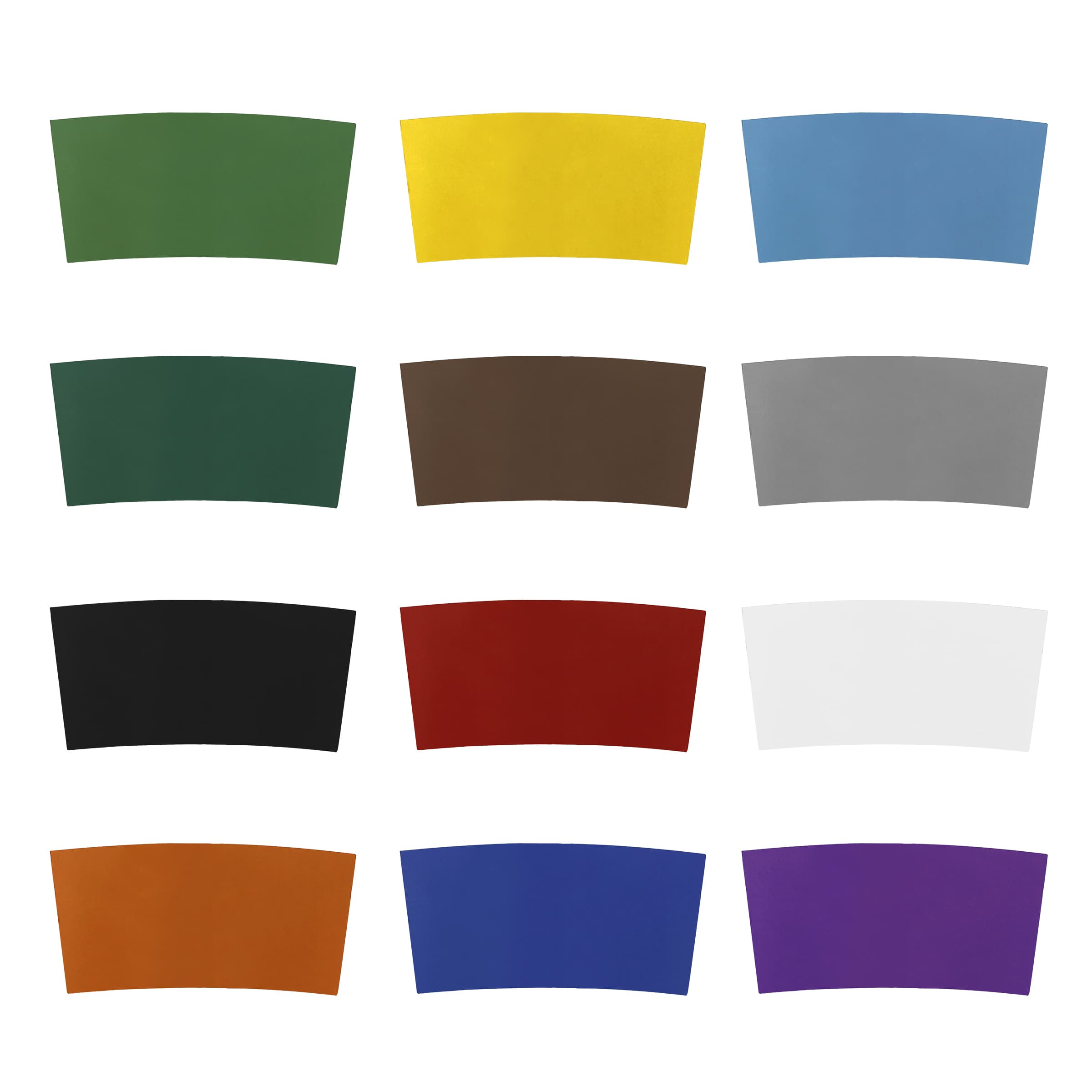 Full Color Disposable Kraft Coffee Cup Sleeve