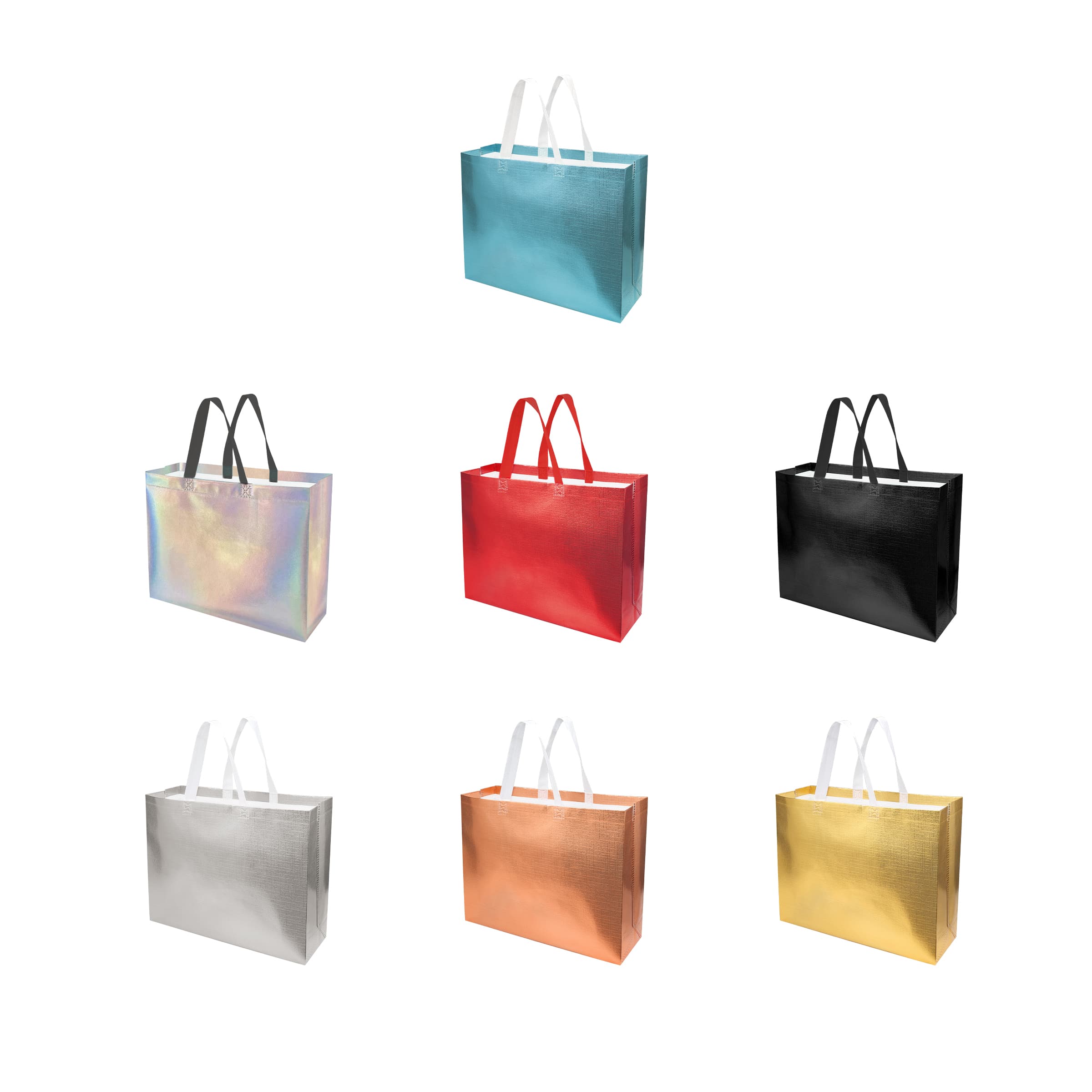 Reusable Laminated Non Woven Gift Tote Bag With Handles